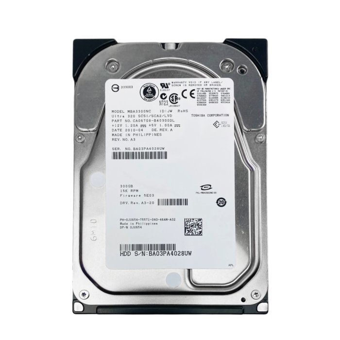 HDD Dell 300GB 15K SCSI 320 MB/s 3.5" 512 8MB CA06708-B40300DL