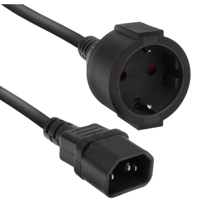 Kabel zasilający Schuko - C14 1.8M