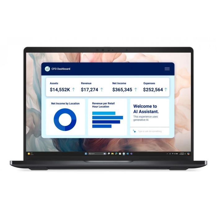 Laptop Dell 14 DC14250 with Intel Core 7 150U, 16GB RAM, 1TB NVMe SSD, Wi-Fi 7, Bluetooth 5.4, Windows 11 Home