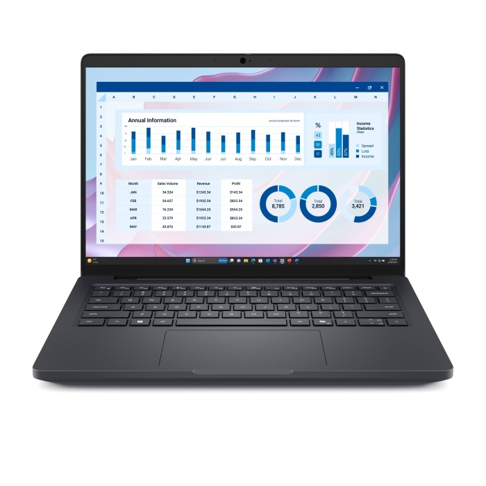 Laptop Dell PRO MAX 14 MC14255 with AMD Ryzen AI 7 PRO 350, 64GB RAM, 512GB SSD NVMe, AMD RADEON 860M, MediaTek MT7925 (Wi-Fi 7 802.11be, Bluetooth 5.4)
