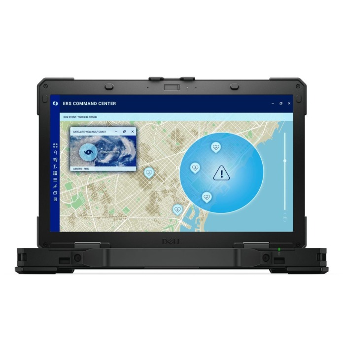 Laptop Dell Pro Rugged 14" RB14250 with Intel Core Ultra 5 135U, 16GB RAM DDR5, 512GB NVMe SSD, Wi-Fi 6E, Windows 11 Pro