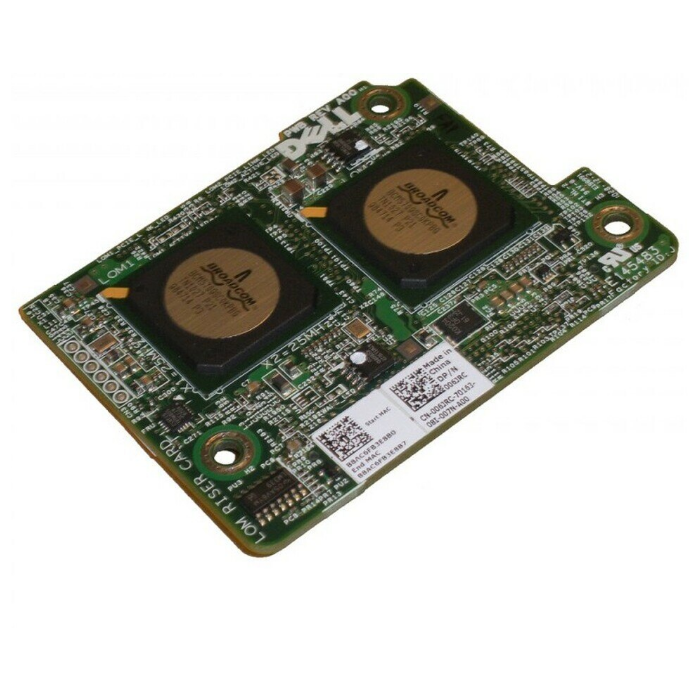 Network Card Dell Broadcom NetXtreme II 4x1GbE PCIe 1.0x4 BNDC 06JRC
