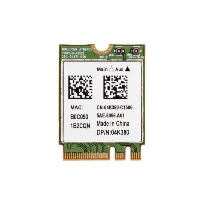 Network Card Dell Wireless 1802 802.11a/b/g/n/Bluetooth M.2 4K380