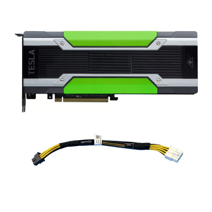 NVidia Tesla M60 16GB graphics card 300W FHFL PCI-E 3.0x16 + GPU power cable for Dell R740/R740xd
