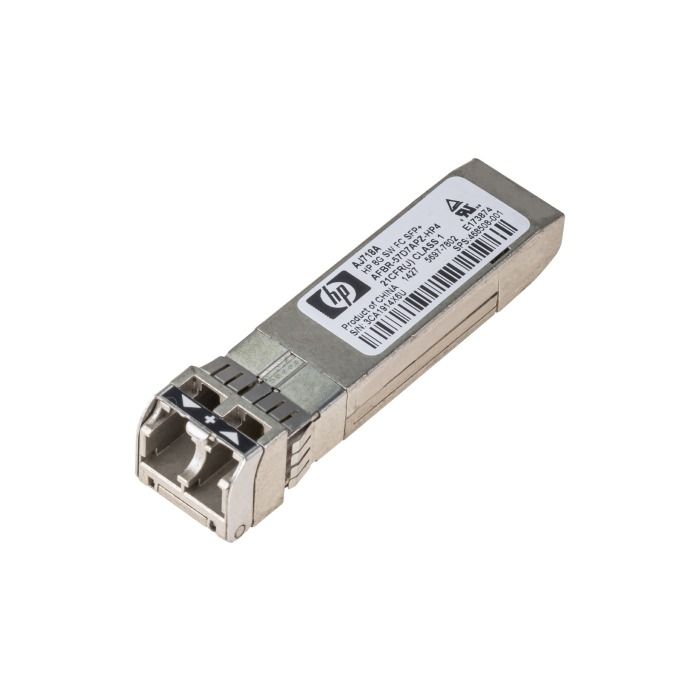 Optical transceiver HPE Avago SFP+ 8Gb LC-LC FC 850nm MM 300m AFBR-57D9AMZ-HP4