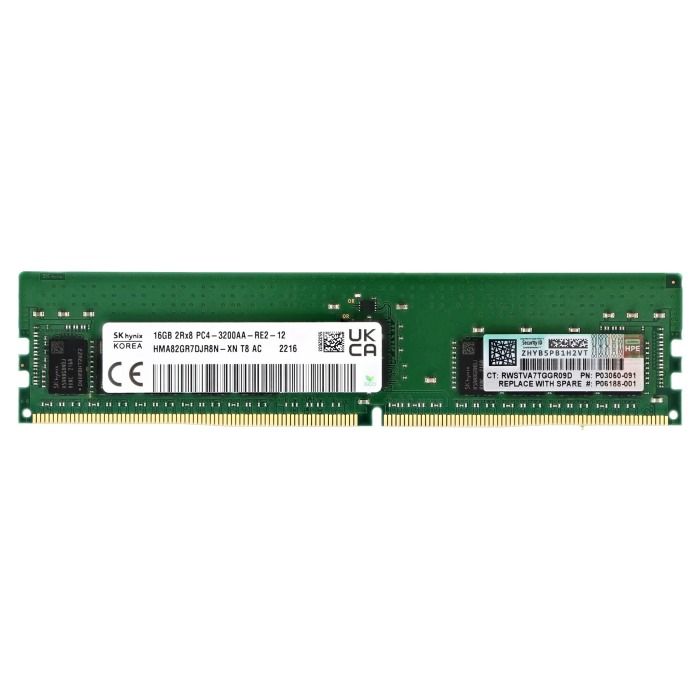 Pamięć RAM HPE 16GB 2Rx8 PC4-25600R DDR4 RDIMM ECC 3200MHz P03050-091