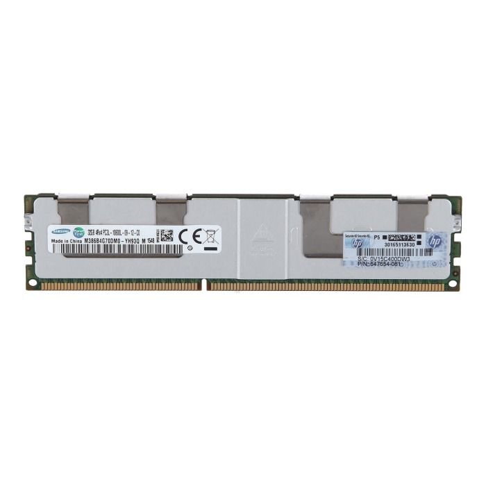 Pamięć RAM HPE 32GB 4Rx4 PC3L-10600L DDR3 LRDIMM 1333MHz 647654-081