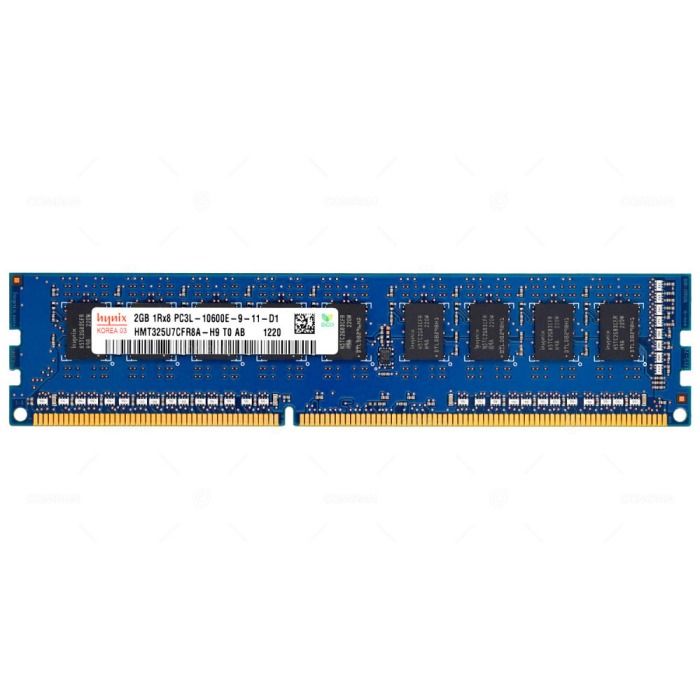 Pamięć RAM Hynix 2GB 1Rx16 PC3L-10600 DDR3L UDIMM 1333MHz HMT325U7CFR8A-H9