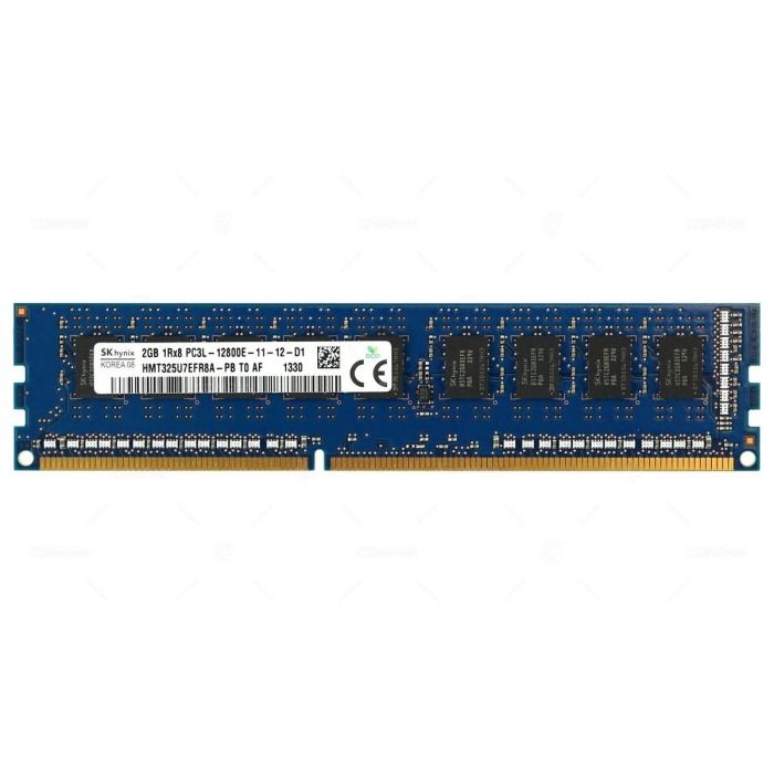 Pamięć RAM Hynix 2GB 1Rx8 PC3L-12800E DDR3 UDIMM 1600MHz HMT325U7EFR8A-PB