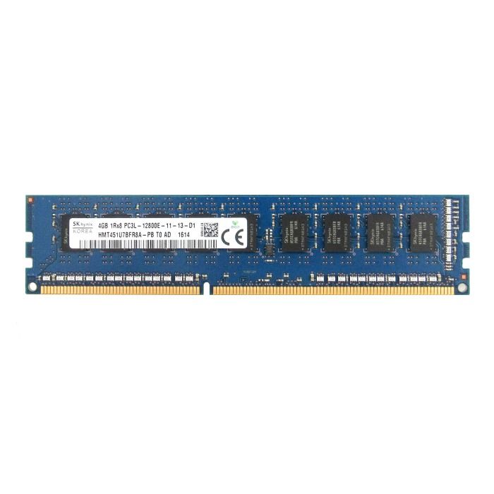 Pamięć RAM Hynix 4GB 1Rx8 PC3L-12800E DDR3 UDIMM ECC HMT451U7BFR8A-PB