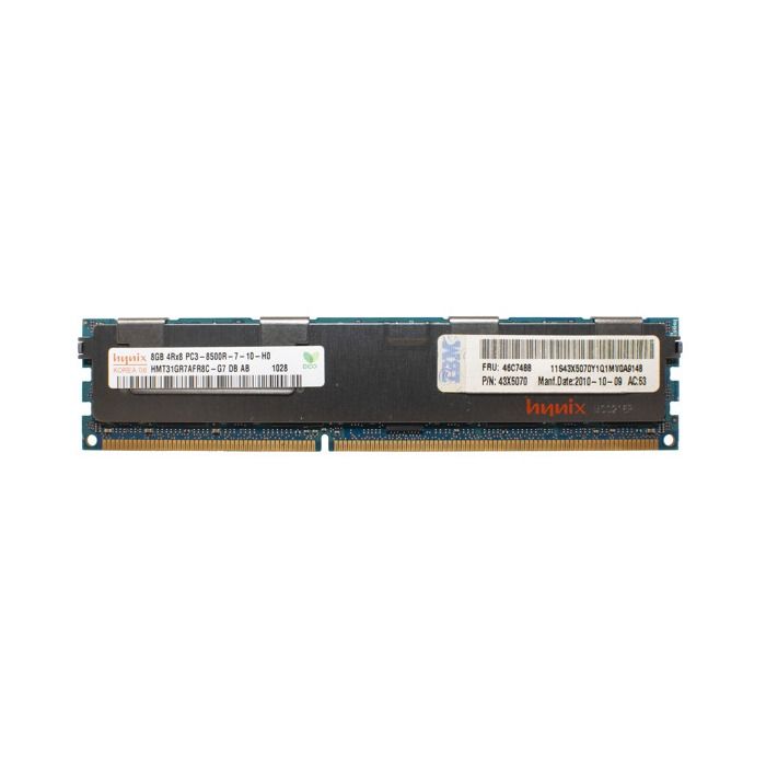 Pamięć RAM IBM 8GB 4Rx8 PC3-8500R DDR3 RDIMM 1066MHz 43X5070