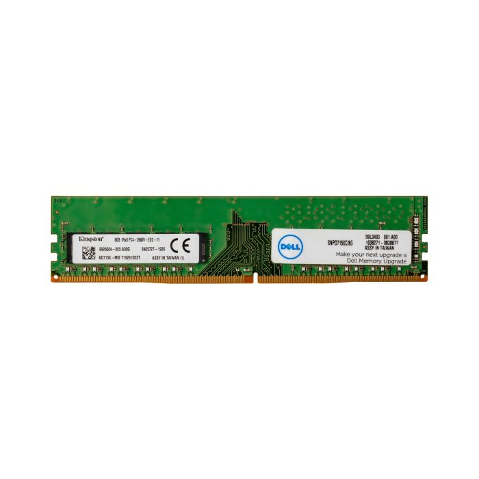 Pamięć RAM Kingston 8GB 1Rx8 DDR4-2666U DDR4 UDIMM 2666MHz SNPD715XC/8G