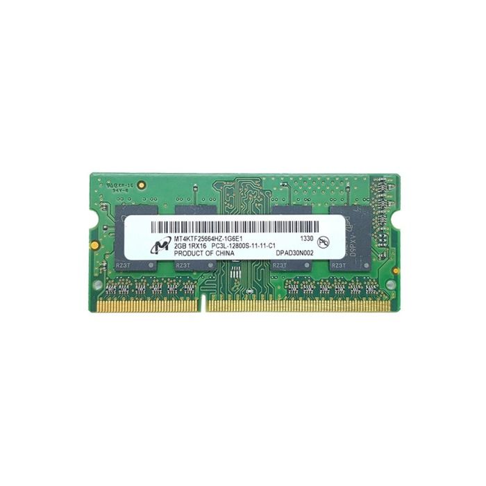 Pamięć RAM Micron 2GB 1Rx16 PC3L-12800S DDR3 UDIMM 1600MHz MT4KTF25664HZ-1G6E1