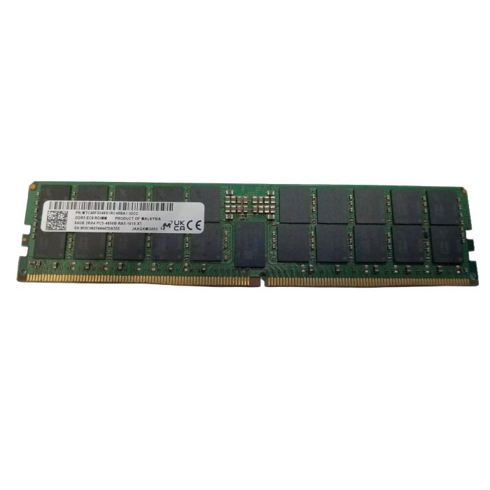 Pamięć RAM Micron 64GB 2Rx4 PC5-38400R DDR5 RDIMM 4800MHz MTC40F2046S1RC48BA1