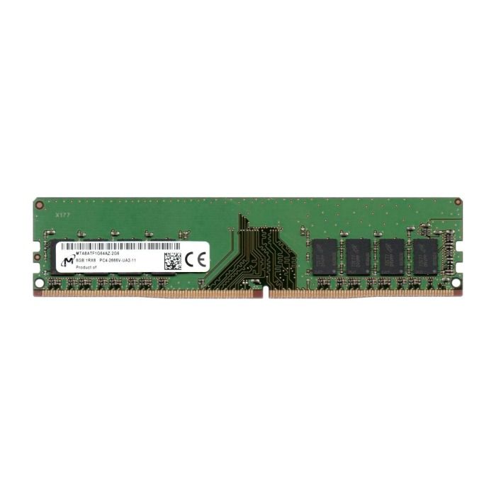 Pamięć RAM Micron 8GB 1Rx8 DDR4-2666U DDR4 UDIMM 2666MHz MTA8ATF1G64AZ-2G6