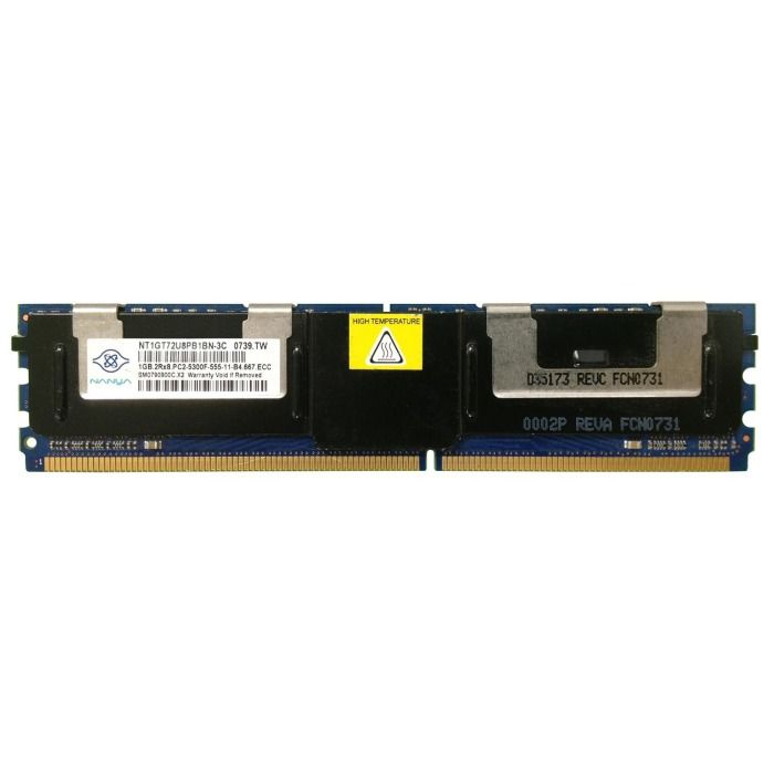 Pamięć RAM Nanya 1GB 2Rx8 PC2-5300F DDR2 FBDIMM 667MHz NT1GT72U8PB1BN-3C