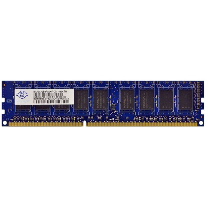 Pamięć RAM Nanya 2GB 2Rx8 DDR3 UDIMM 1333MHz NT2GC72B8PA0NF-CG