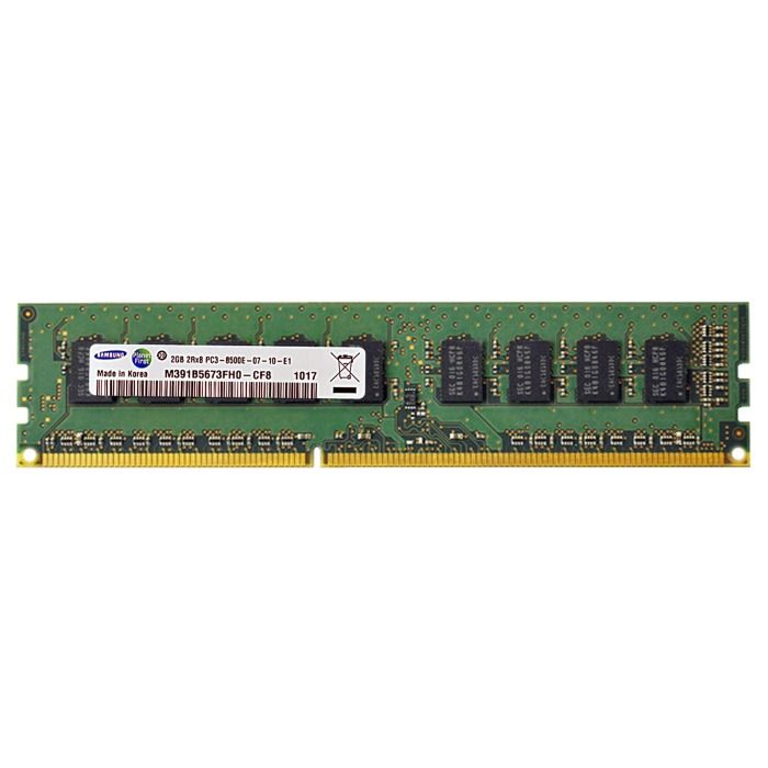 Pamięć RAM Samsung 2GB PC3-8500E DDR3 UDIMM ECC 1066MHz M391B5673FH0-CF8