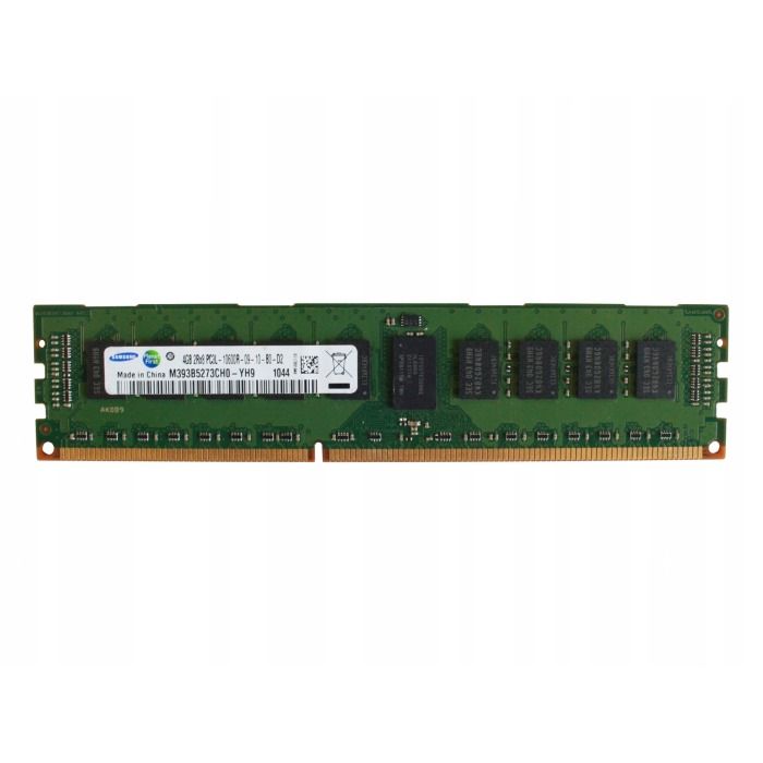 Pamięć RAM Samsung 4GB 2Rx8 PC3L-10600R DDR3 RDIMM 166MHz M393B5273CH0-YH9