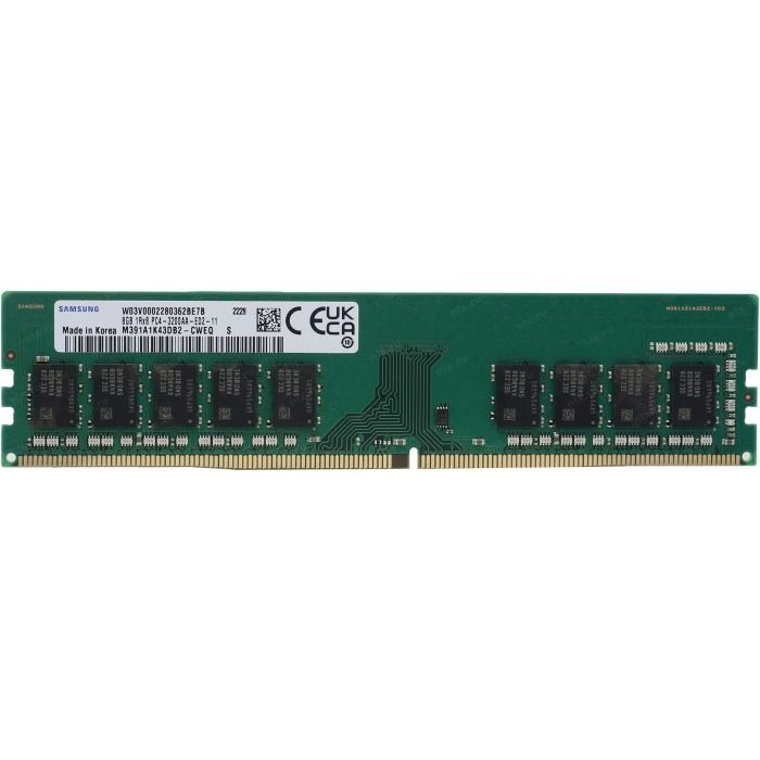 Pamięć RAM Samsung 8GB 1Rx8 PC4-25600E DDR4 UDIMM ECC 3200MHz M391A1K43DB2-CWE