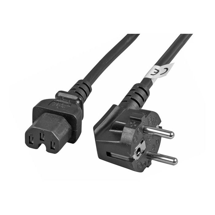 Power cable SCHUKO to C15 1.8m
