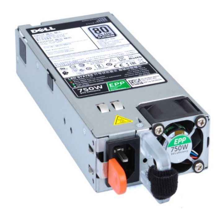 PSU Dell ASTEC 750W F2R Normal Flow 100-240V AC 50/60Hz 80+ Platinum PJMDN