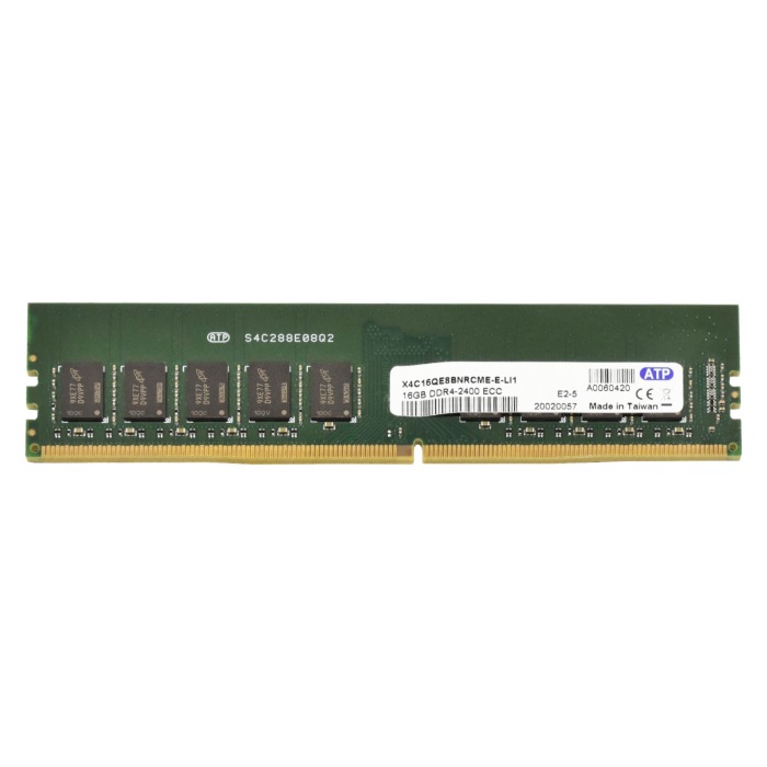 RAM ATP 16GB 2Rx8 PC4-19200 DDR4 UDIMM ECC 2400MHz X4C16QE8BNRCME-E-LI1