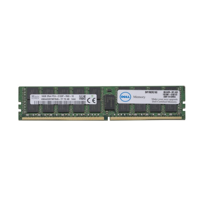 RAM Dell 16GB 2Rx4 PC4-17000P-R DDR4 RDIMM 2133MHz SNP1R8CRC/16G