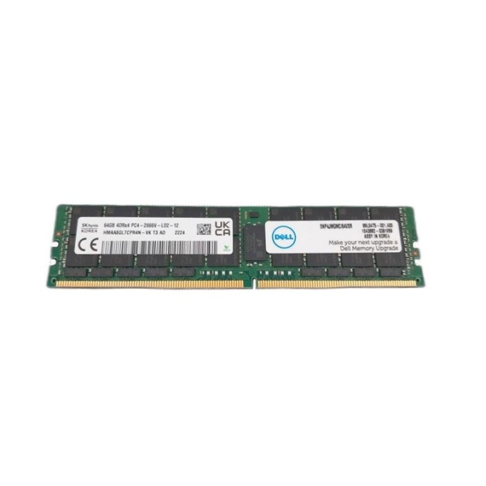 RAM Dell 64GB 4Rx4 PC4-21300V-L DDR4 RDIMM 2666MHz SNP4JMGMC-64VXR