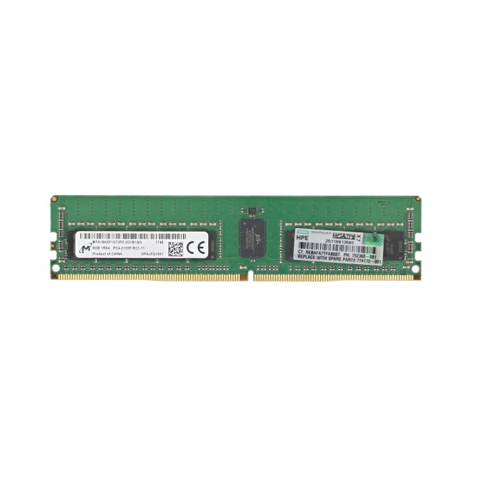 RAM HPE 8GB 1Rx4 PC4-17000 DDR4 RDIMM 2133MHz 752368-081