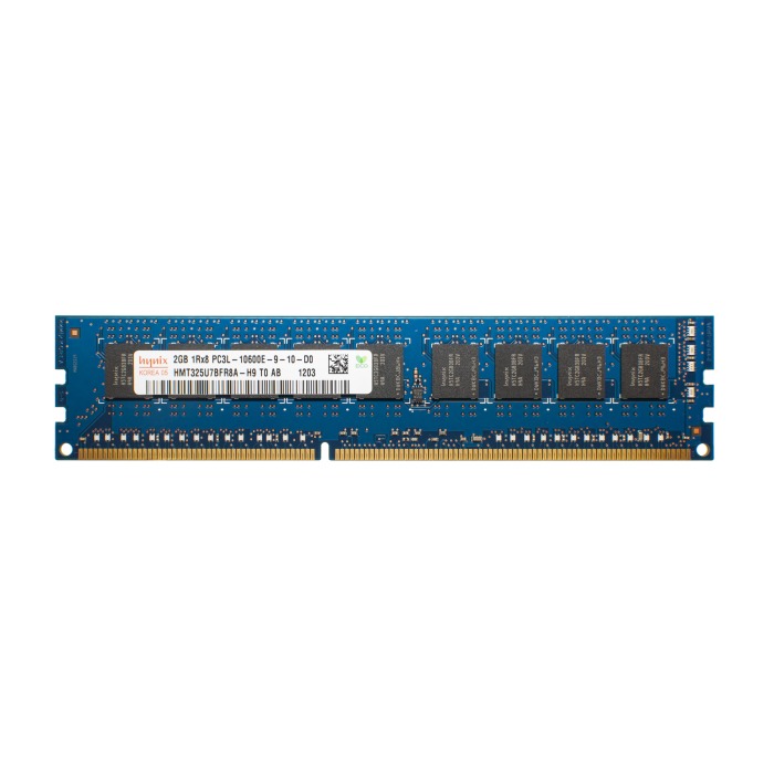 RAM Hynix 2GB 1Rx8 PC3L-10600E DDR3 UDIMM 166MHz HMT325U7BFR8A-H9