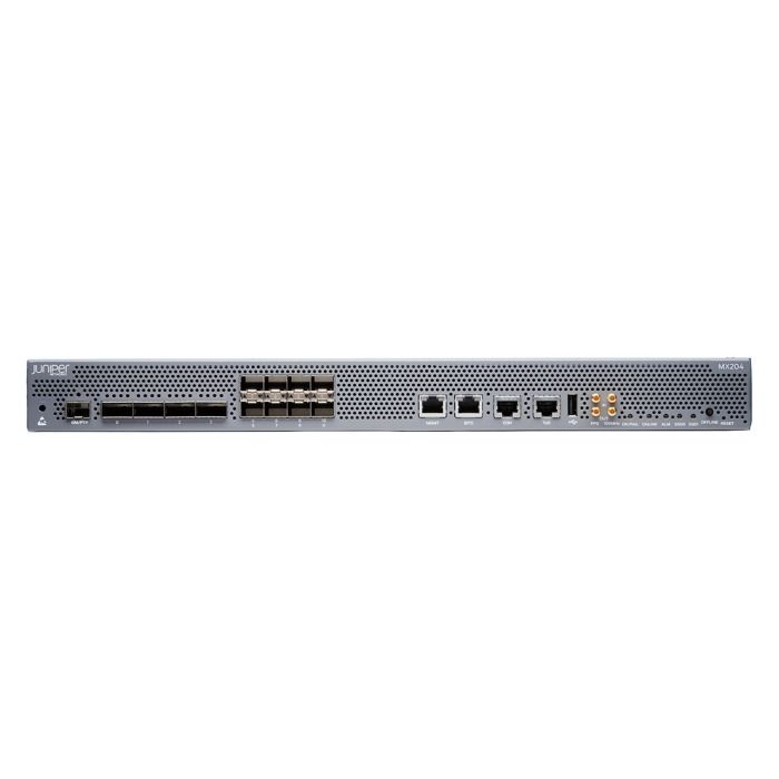 Router Juniper Networks MX204 8x10GbE SFP+ 4x100GbE QSFP28 F2R Normal Flow