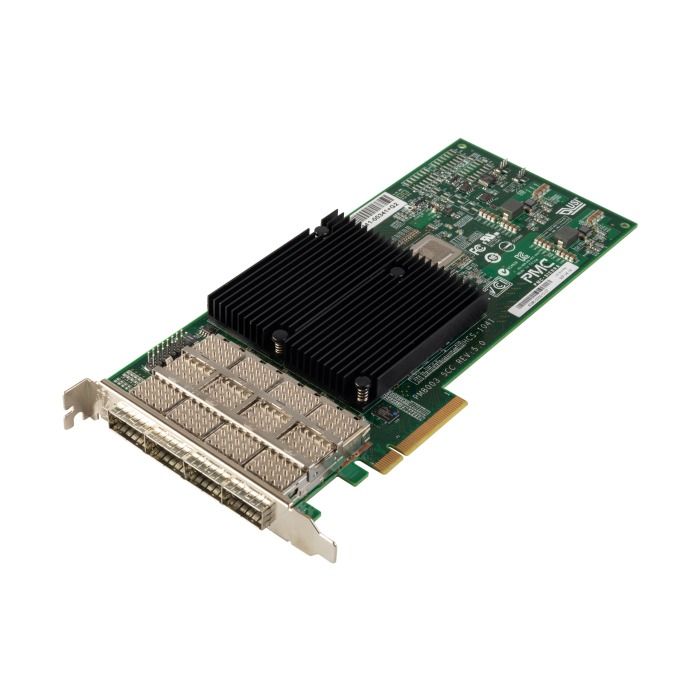 SAS HBA Card Netapp PM8003 Adapter PCIe 2.0x8 4x QSFP SFF-8436 6Gb SAS 111-00341+G2