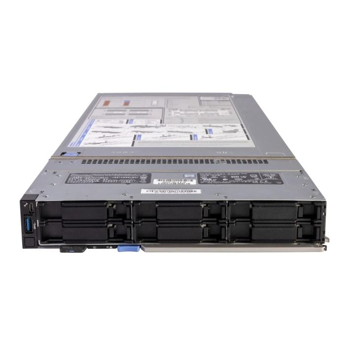Server Dell PowerEdge MX740c 6x2.5" with 1xSilver 4110, 32GB, 2x 480GB SSD SATA 2.5", 2x25GbE SFP28