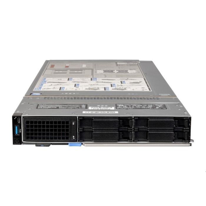 Server Dell PowerEdge MX750c 4x2.5" with 2x Silver 4314, 256GB RAM, 2x 960GB SSD SATA 2.5", 2x10GbE BASE-KR, iDRAC 9