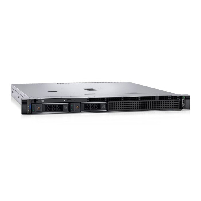 Server Dell PowerEdge R250 2x3.5" non Hot-Plug with 1x E-2388G, 16GB RAM, 1x 960GB SSD SATA 6G RI 2.5", 2x1GbE RJ45, 1x PSU, rails, iDRAC 9