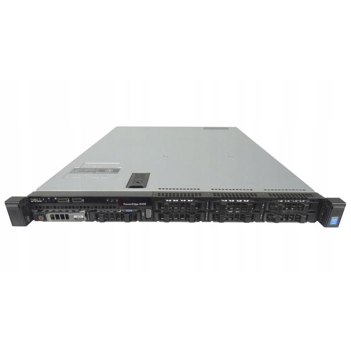 Server Dell PowerEdge R430 8x2.5" with 2xE5-2650 v3, 32GB RAM, H330, 2x 480GB SSD SATA 2.5", 2xPSU, Rails, iDRAC 8 Enterprise