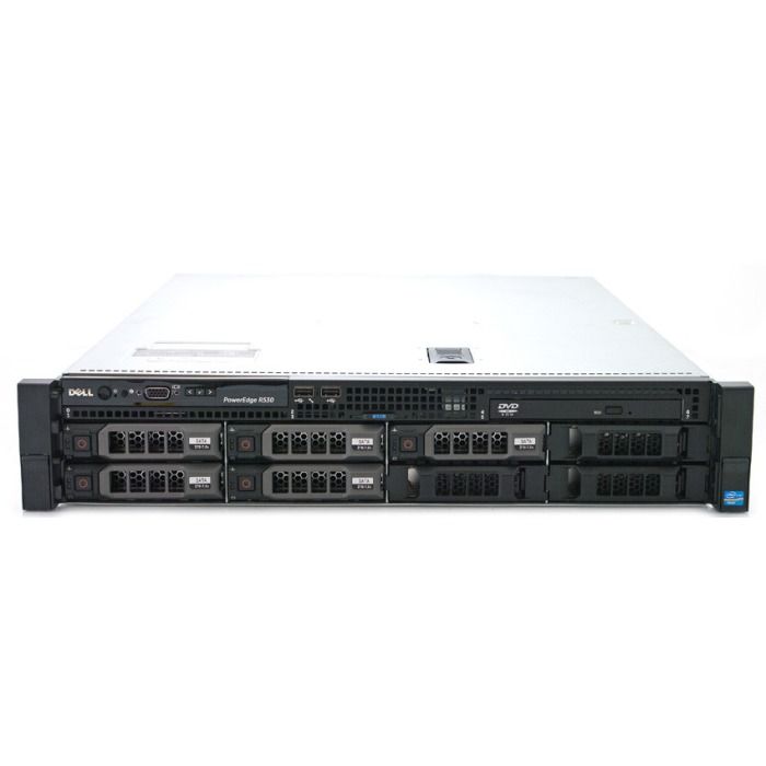 Server Dell PowerEdge R530 8x3.5" with 2xE5-2667 v3, 32GB RAM, H730, 2x 480GB SSD SATA 2.5", 4x1GbE, 2xPSU, Rails, iDRAC 8 Enterprise