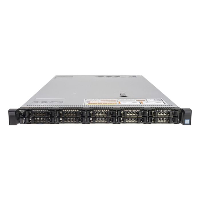 Server Dell PowerEdge R630 10x2.5" with 2 xE5-2630 v3, 32GB RAM, H730, 2x 480GB SSD SATA 2.5", 4x1GbE, 2xPSU, Rails, iDRAC 8 Enterprise