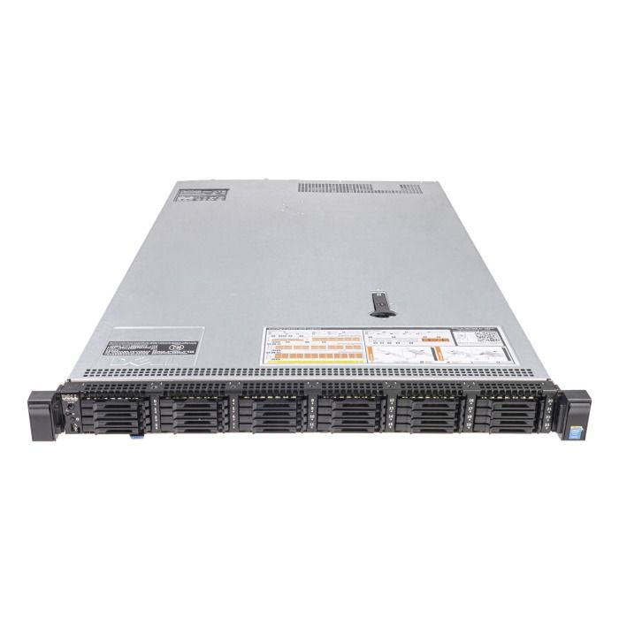 Server Dell PowerEdge R630 24x1.8" with 2xE5-2620 v4, 32GB RAM, H730, 2x 200GB SSD SATA 1.8", 4x1GbE, 2xPSU, Rails, iDRAC 8 Enterprise