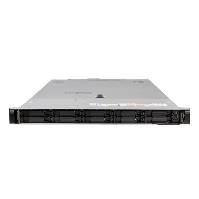 Server Dell PowerEdge R650 10x2.5" NVMe with 1x Gold 6346, 512GB RAM, H755N, 8x 1.92TB SSD NVMe U.2 2.5", 2x25GbE SFP28, 2x PSU 1400W, bezel, iDRAC9 Basic
