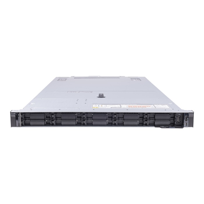 Server Dell PowerEdge R6525 10x2.5" (10xNVMe) with 2x EPYC 7302, 256GB RAM, 2x 1.92TB SSD NVMe U.2 2.5", 2x10/25GbE SFP28, 2x Nvidia L4 24GB, 2x PSU 1400W, rails, bezel, iDRAC9 Enterprise
