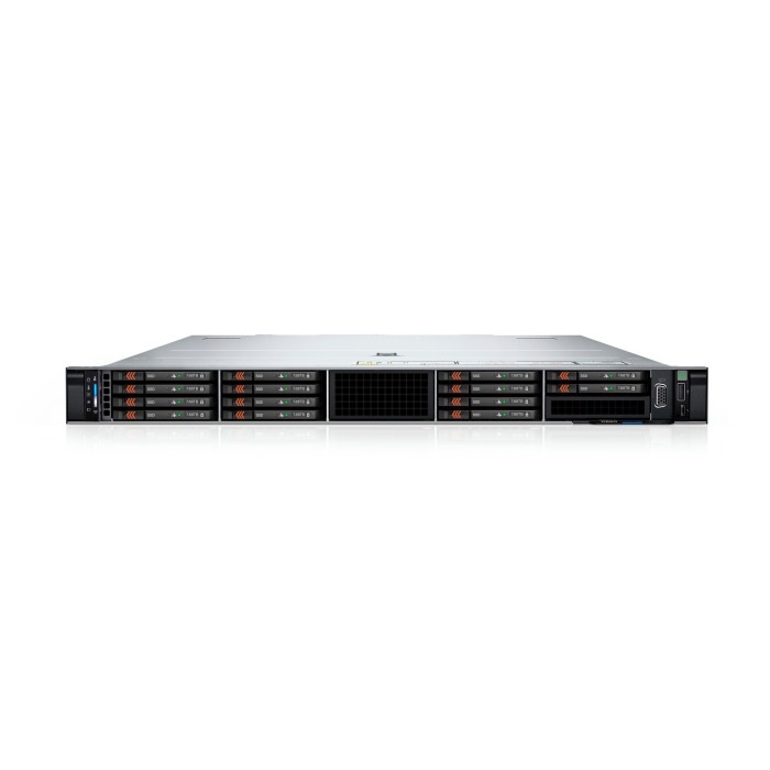 Server Dell PowerEdge R660 14xE3.S with 2x Gold 6426Y, 512GB RAM, 6x1.92TB SSD NVMe E3.S Gen.5, BOSS-N1 card with 2x480GB SSD NVMe M.2, 2x1GbE, 2x10/25GbE SFP28, 2x PSU, rails, bezel, iDRAC 9