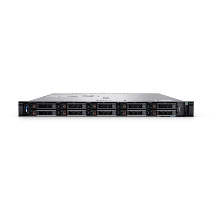 Server Dell PowerEdge R6625 10x2.5" with 2x EPYC 9124, 256GB RAM, H755, BOSS-N1 with 2x Dell 480GB SSD NVMe M.2, 4x 6.4TB SSD SAS 12G MU 2.5", 4x10GbE SFP+, 2x PSU 1400W, rails, iDRAC9 Enterprise