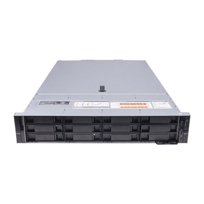 Server Dell PowerEdge R740xd 12x3.5" + 4x3.5" + 2x3.5" with 1x Platinum 8256, 32GB RAM, H730p, 2x 960GB SSD SATA 2.5", 4x1GbE, 2x PSU 495W, rails, iDRAC9 Enterprise