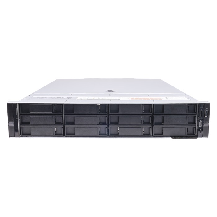 Server Dell PowerEdge R740xd 12x3.5" with 2x Silver 4114, 64GB RAM, H730p, 2x 480GB SSD SATA 2.5", 4x1GbE, 2x PSU 495W, rails, iDRAC9 Enterprise