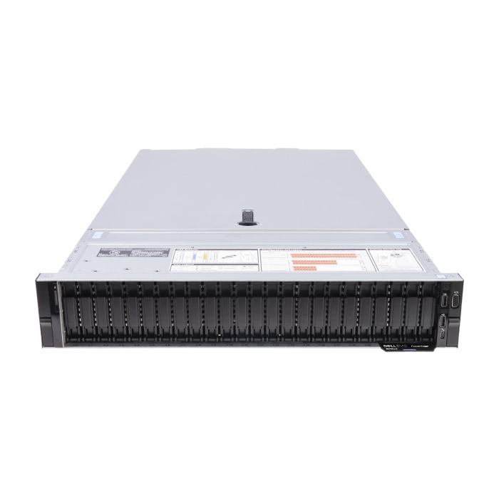 Server Dell PowerEdge R740xd 24x2.5" with 2x Silver 4112, 32GB RAM, H730p, 2x 480GB SSD SATA 2.5", 4x1GbE, 2x PSU 750W, rails, iDRAC9 Enterprise