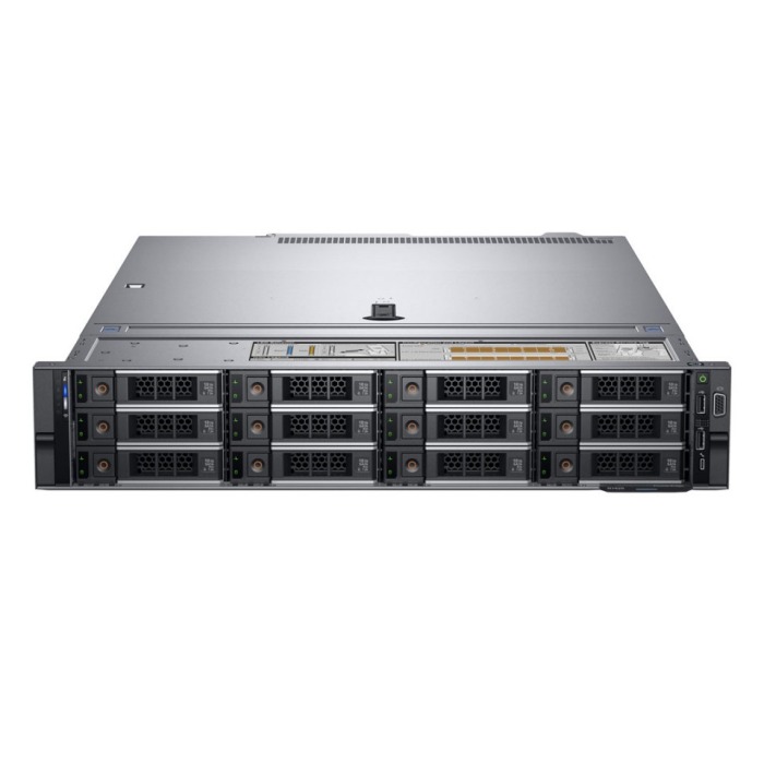 Server Dell PowerEdge R7425 12x3.5" + 2x3.5" with 1x EPYC 7451, 64GB RAM, H730P, 1x 480GB SSD SATA 2.5", 1x 480GB SSD SATA 2.5", 4x1GbE, 2x PSU 750W, rails, iDRAC9 Enterprise