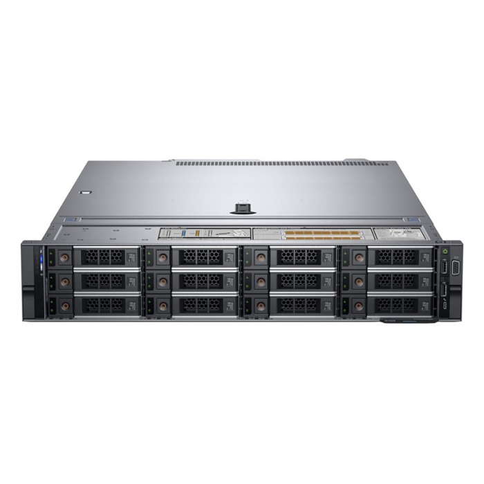 Server Dell PowerEdge R7425 12x3.5" with 2x EPYC 7371, 64GB RAM, H730P+, 2x 960GB SSD SATA 2.5", 2x1GbE LOM, 2x PSU 1100W, rails, iDRAC9 Enterprise
