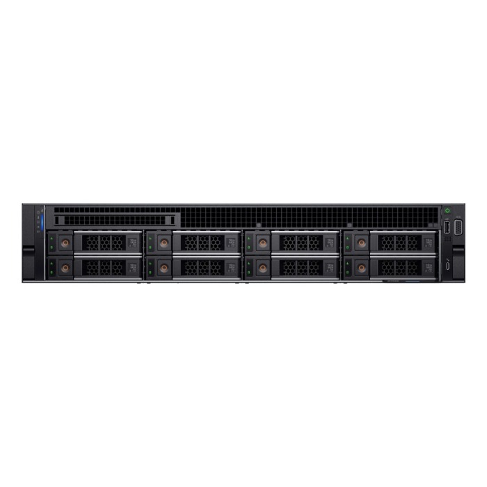 Server Dell PowerEdge R750xs 8x3.5" with 2x Gold 6330, 64GB RAM, H345, 2x 960GB SSD SAS 12G RI 2.5", 2x PSU 600W, rails, iDRAC9 Enterprise